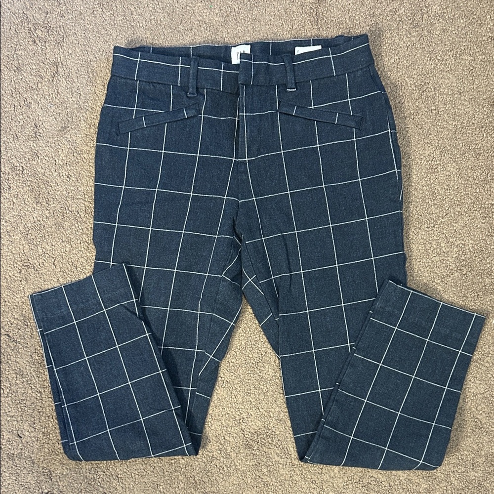 GAP Plaid Skinny Ankle Pants
